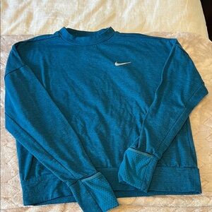 Nike Women’s Teal Thin Running Crewneck